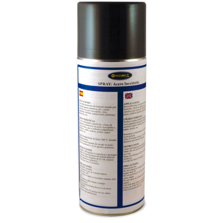 Bote spray inox. 18/8/2 de 400 ml.