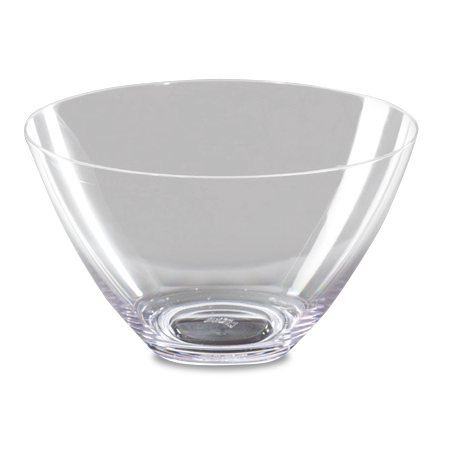 Bowl de policarbonato transparente ø120x74 mm.